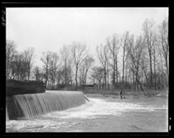 Waterfalls, near old mill site, Sugar creek, Johnson Co.