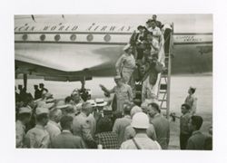 Roy Howard and company arriving in Tokyo