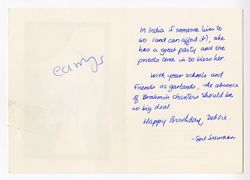 Birthday cards, 1991