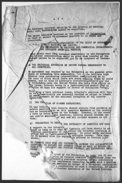 United Nations Correspondence, 1946-1970 , undated