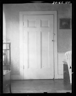 "Cross" door at Tate home out of Connersville