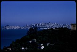 San Francisco from Sausalito height