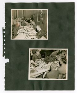 Groups dining at a formal event