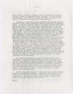 To Members of the Faculty, 26 Apr 1982