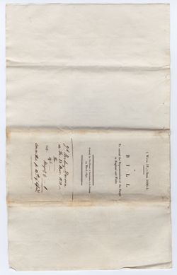 Printed material, "Bill to amend the representation of the people in England and Wales", 14 March 1831
