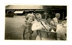 Roy Howard poses with Valenka