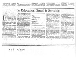 (1989, May 31).Helping Young Shun 'Ideals' of Violence.Education Week, volume 8, number 36 (p. 32).