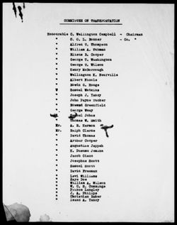 Committee Reports for Tubman'sDiamond Jubilee Anniversary, 1970
