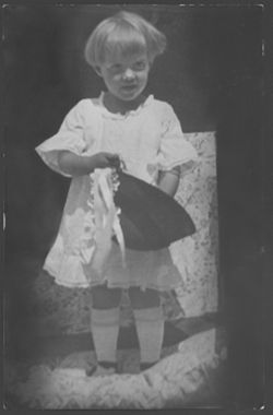 Joanne Carmichael at 2½ years old.