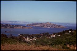 Angel Island, Belvedere, Richardson Bay from hills above Sausalito