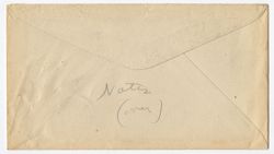 Envelope 72: Gen. John W. Bubb (Slim Butter), 11/19/15, Lt. Phil Kearney veterans, J.G. Tritten, Dennis Duffy, Hayfield fight, Lt. C.F. Smith, Frank Ruland, Killian Innes