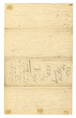 1822, July 8 - Kenton, Simon, 1755-1836, pioneer; et al. Xenia, [Ohio]. Extradition document. On the return of a fugitive slave to Kentucky.