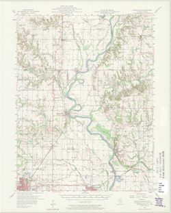 Hutsonville quadrangle, Illinois-Indiana : 15 minute series (topographic) [1969 reprint with vegetation]