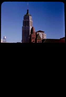 Transit Tower and Court House Tower from City Hall San Antonio