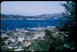 Sausalito and a part of Richardson bay. San Francisco Bay. Calif.
