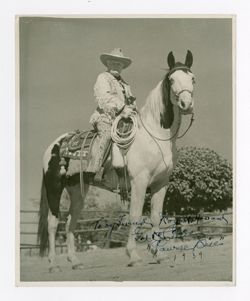 Autographed photo of "Pawnee Bill"