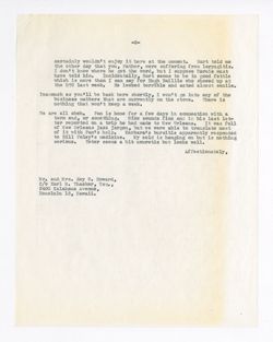 30 January 1961: To: Mr. & Mrs. Roy W. Howard. From: Jack R. Howard.