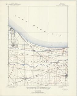 Indiana (Lake County) Tolleston quadrangle [1951 reprint]