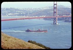 San Francisco Golden Gate from Pt. Diablo above Fort Barry