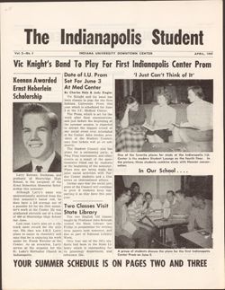 1959-04, The Indianapolis Student