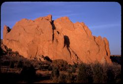 Great rose colored slab in late afternoon Garden of the Gods
