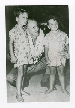 Roy Howard and grandsons