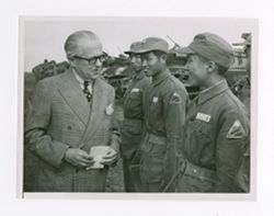 Roy Howard with Nationalist troops
