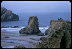 off-shore rocks at Oregon beach near Bandon