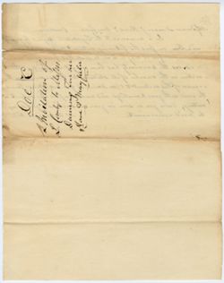 "Investigation of Dr. Andrew Wylie - James Cravens to Turner, Howe, Dunning, and Mayfield, regarding their petition, "Doc. C," ca. 1839-1840