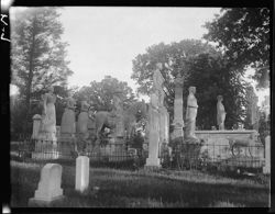 Woolridge statuary in graveyard, Mayfield, KY
