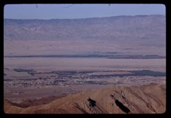 View across Coachella Valley from Hwy 74 across San Jacinto mtns
