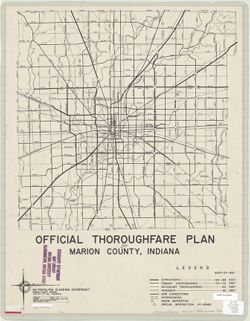 Official thoroughfare plan for Marion County, Indiana