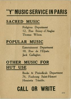 "Popular songs of the American Expiditionary Force"