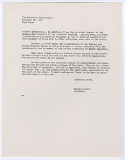 Response to Indiana State Joint Resolution No.9 Concerning the Selection of Curricula, 16-18, February 1959