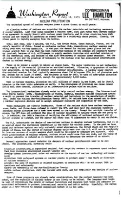 29. July 16, 1975: Nuclear Proliferation