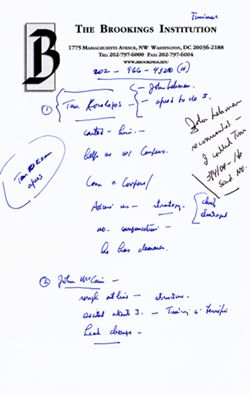 "3/4/04 - Michael O’Neil" [Hamilton’s handwritten notes], March 4, 2004