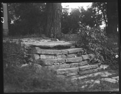 Slave block (stone steps) at Washington