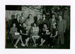 Roy and Peggy Howard and others posing