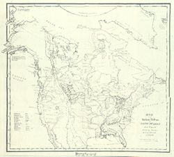 Map of Indian Tribes in North America