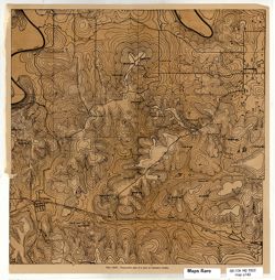 Topographic map of a part of Lawrence County, [Indiana]