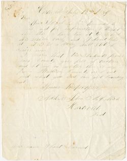 John G. McCallister to TAW, 12 July 1859