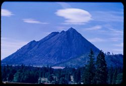 Black Butte near Mt. Shasta seen from US 99 on south