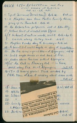 Notebook, April 23, 1947-October 28, 1951