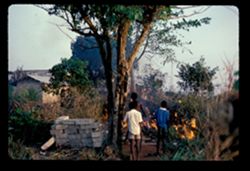 Burning Farm in Akumadan