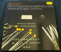 Six Pianos  Deutsche Grammophon, Drumming, Polydor International: Hamburg, Germany,, Music for Mallet Instruments, Voices and Organ