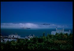 Typical San Francisco Bay fog bank seen from Telegraph Hill.