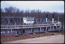 Old Mississippi river packet Sprague at Vicksburg wharf.