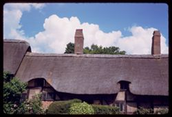 Thatched roof of Anne Hathaway house- Stratford-on-Avon