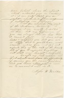 Jesse W. Walker to TAW, 13 February 1859