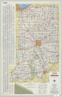 1978 Indiana state highway system
